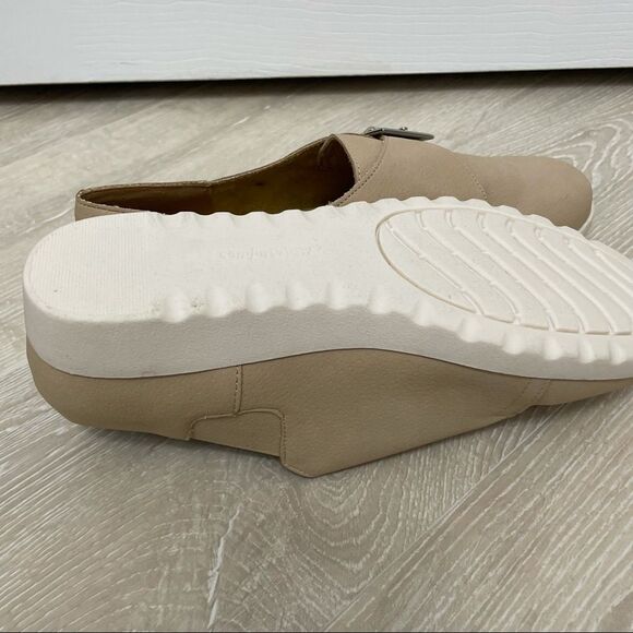 Comfortview Monk Strap Shoes Natural Size 7M NIB - Picture 3 of 10